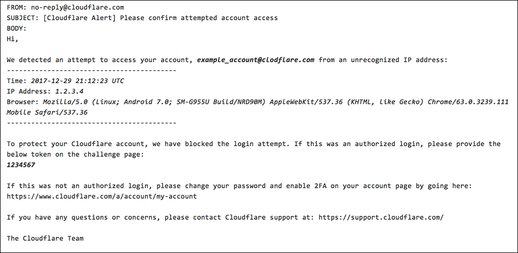 Ancienne URL : https://support.cloudflare.com/hc/article_attachments/360035322751/account_access_email.png
ID de l’article : 115003614752 | Authentification multifacteur par e-mail